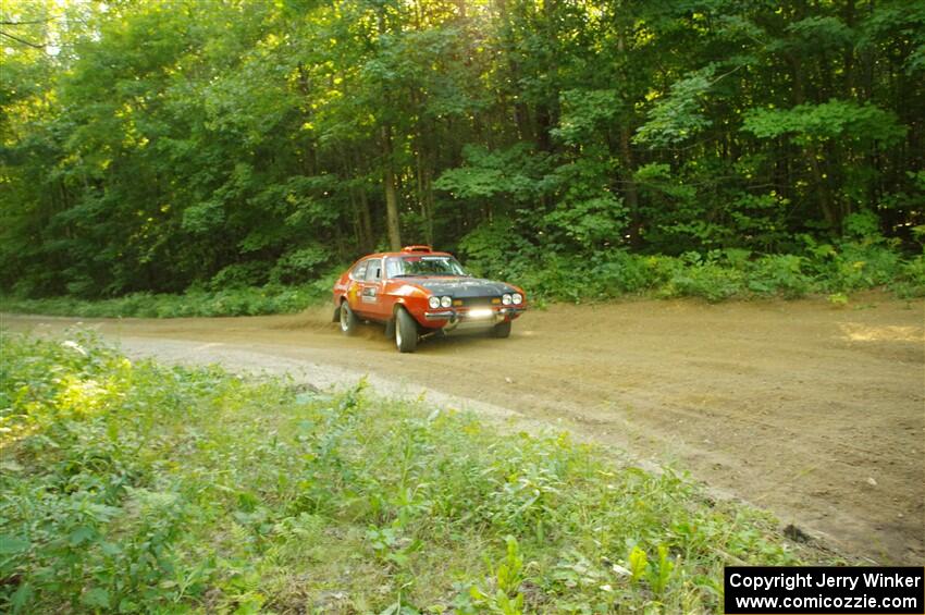 Mike Hurst / Jeremy Wimpey Ford Capri on SS14, Height O' Land III.