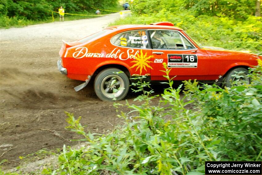 Mike Hurst / Jeremy Wimpey Ford Capri on SS14, Height O' Land III.