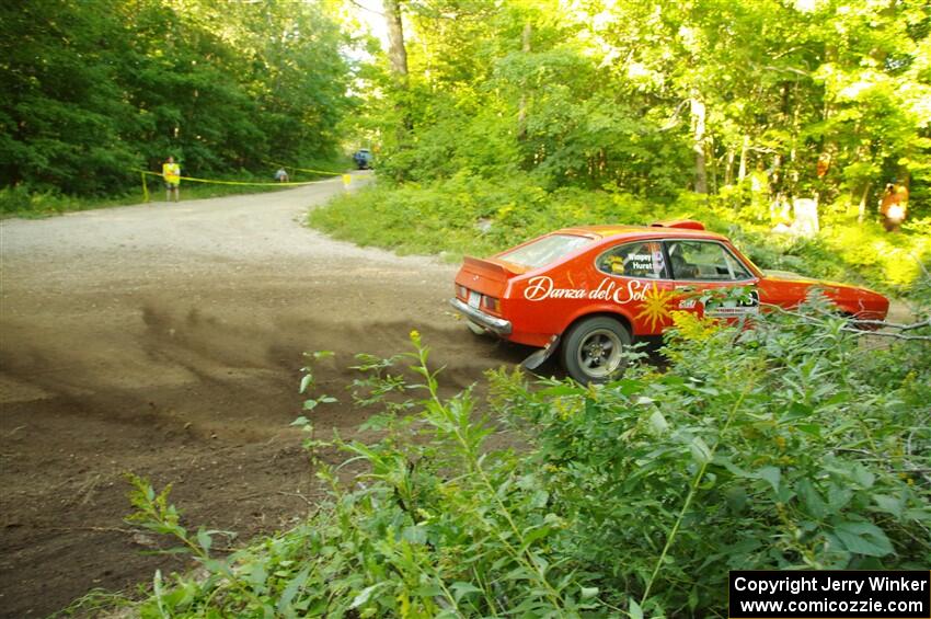 Mike Hurst / Jeremy Wimpey Ford Capri on SS14, Height O' Land III.