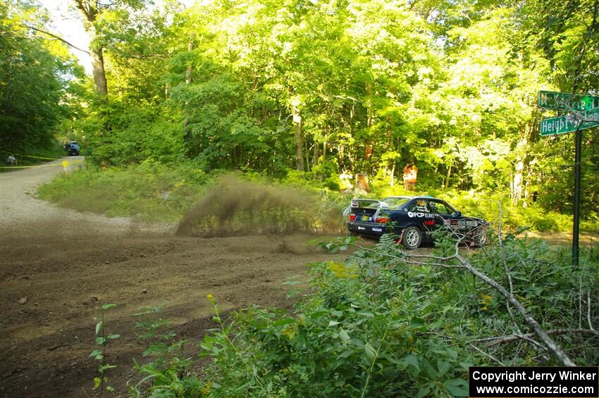 Ryan George / Heather Stieber-George BMW M3 on SS14, Height O' Land III.