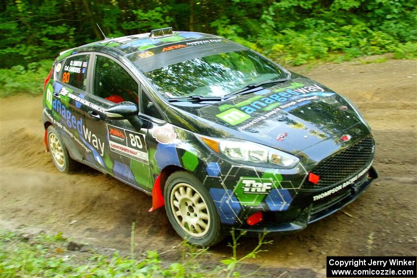 Ryan Sanders / Oliver Smith Ford Fiesta ST on SS14, Height O' Land III.