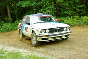 Calvin Cooper / Kelsey Stephens BMW 318is on SS14, Height O' Land III.