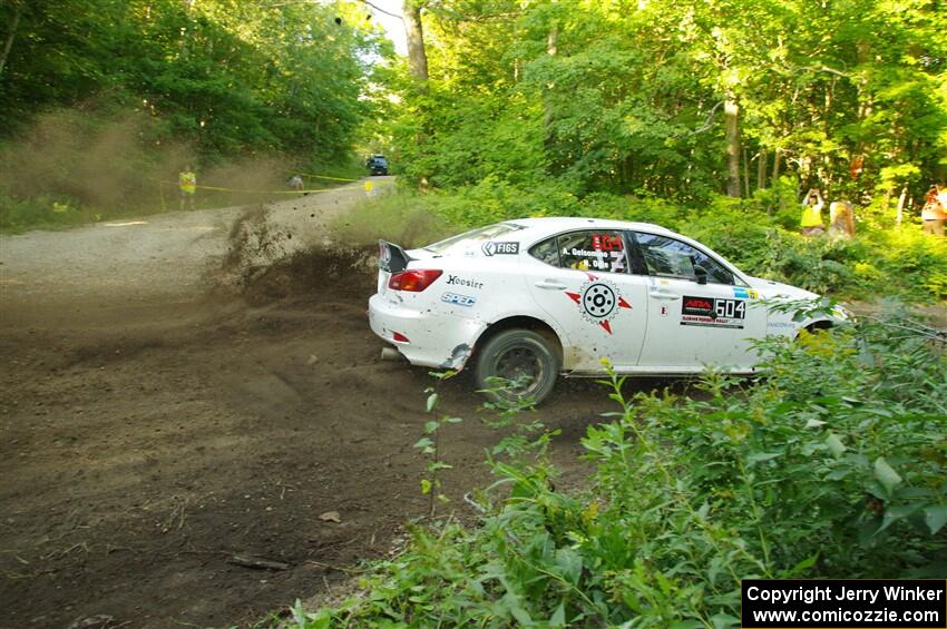 Nathan Odle / Alex Gelsomino Lexus IS250 on SS14, Height O' Land III.