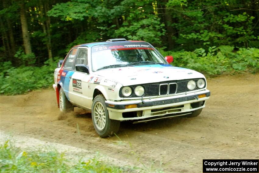 Calvin Cooper / Kelsey Stephens BMW 318is on SS14, Height O' Land III.