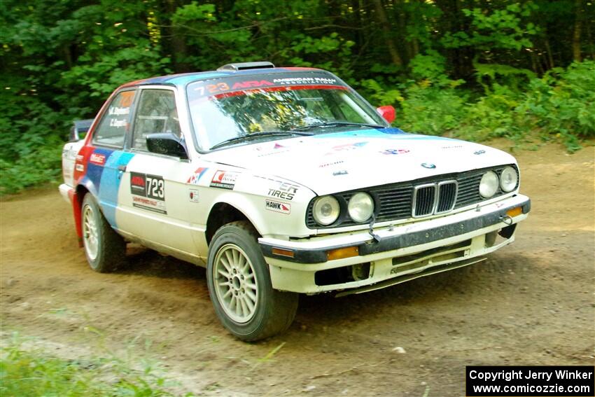 Calvin Cooper / Kelsey Stephens BMW 318is on SS14, Height O' Land III.