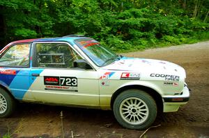 Calvin Cooper / Kelsey Stephens BMW 318is on SS14, Height O' Land III.