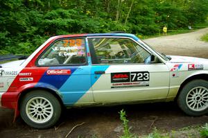 Calvin Cooper / Kelsey Stephens BMW 318is on SS14, Height O' Land III.