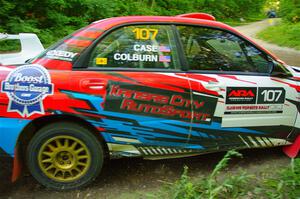 Dan Colburn / Cameron Case Subaru Impreza on SS14, Height O' Land III.