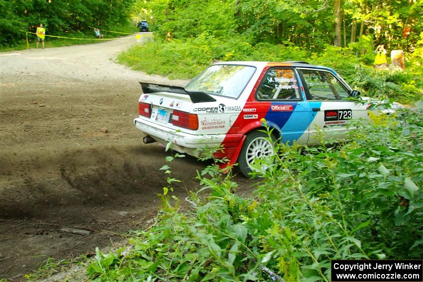 Calvin Cooper / Kelsey Stephens BMW 318is on SS14, Height O' Land III.