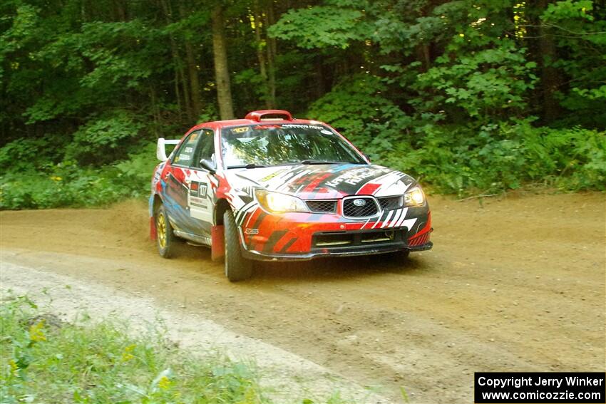 Dan Colburn / Cameron Case Subaru Impreza on SS14, Height O' Land III.