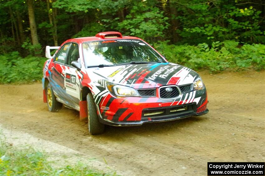 Dan Colburn / Cameron Case Subaru Impreza on SS14, Height O' Land III.