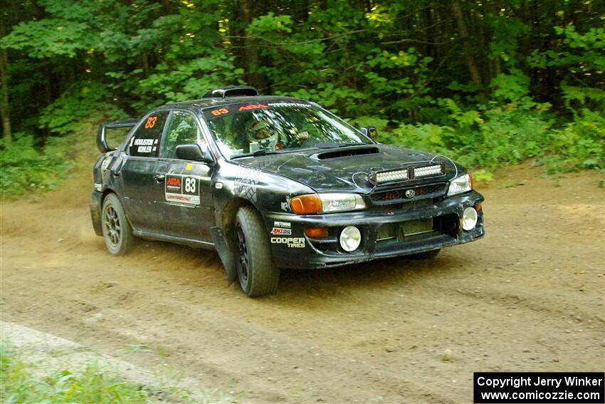 Jacob Kohler / Zach Houliston Subaru Impreza on SS14, Height O' Land III.