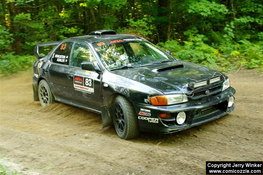 Jacob Kohler / Zach Houliston Subaru Impreza on SS14, Height O' Land III.