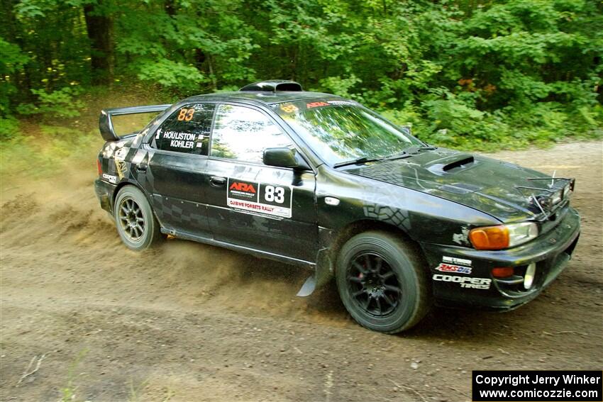 Jacob Kohler / Zach Houliston Subaru Impreza on SS14, Height O' Land III.