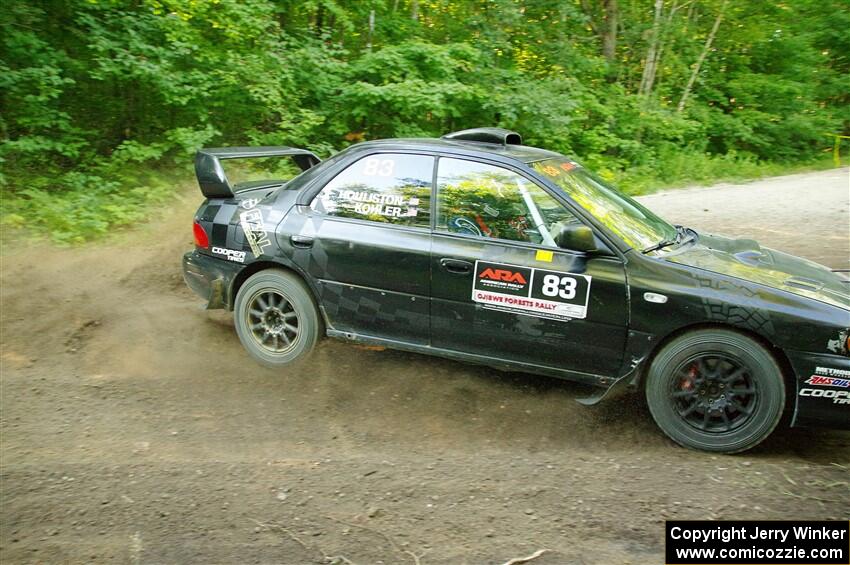 Jacob Kohler / Zach Houliston Subaru Impreza on SS14, Height O' Land III.