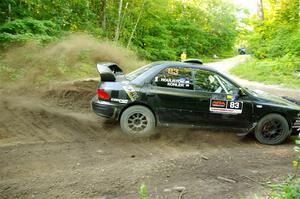 Jacob Kohler / Zach Houliston Subaru Impreza on SS14, Height O' Land III.