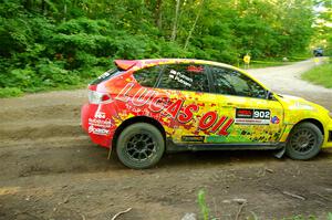 Scott Putnam / Spencer Putnam Subaru WRX STi on SS14, Height O' Land III.