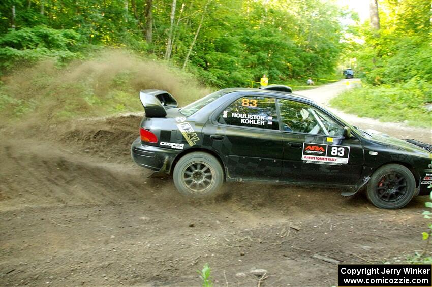 Jacob Kohler / Zach Houliston Subaru Impreza on SS14, Height O' Land III.