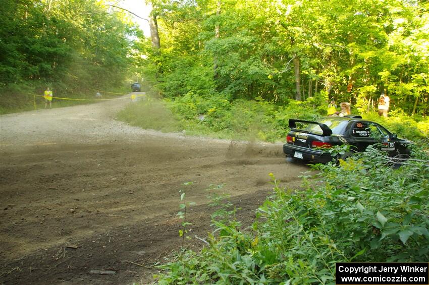 Jacob Kohler / Zach Houliston Subaru Impreza on SS14, Height O' Land III.