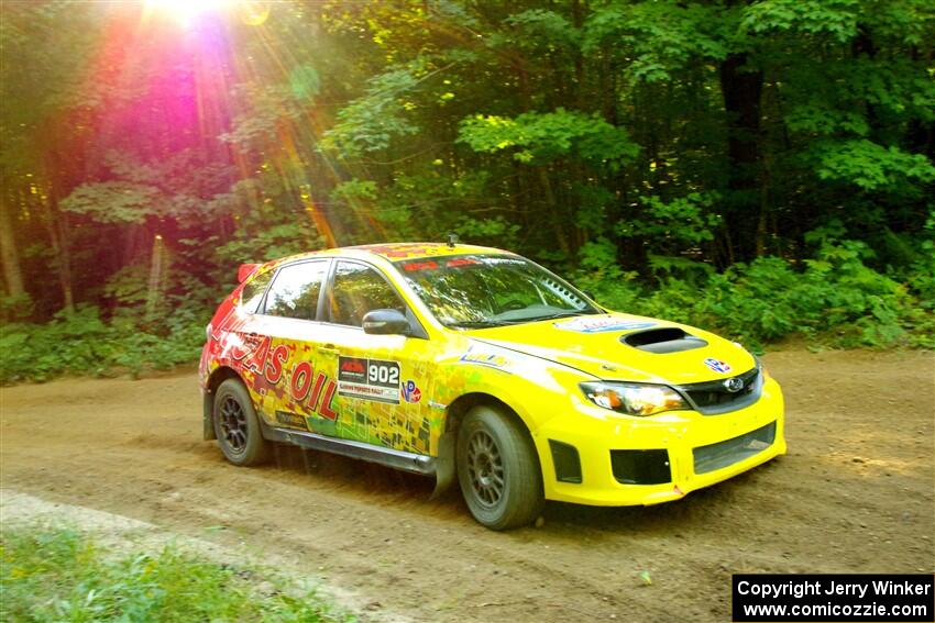 Scott Putnam / Spencer Putnam Subaru WRX STi on SS14, Height O' Land III.