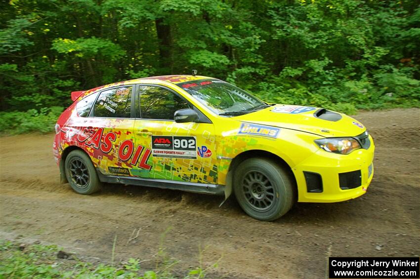 Scott Putnam / Spencer Putnam Subaru WRX STi on SS14, Height O' Land III.