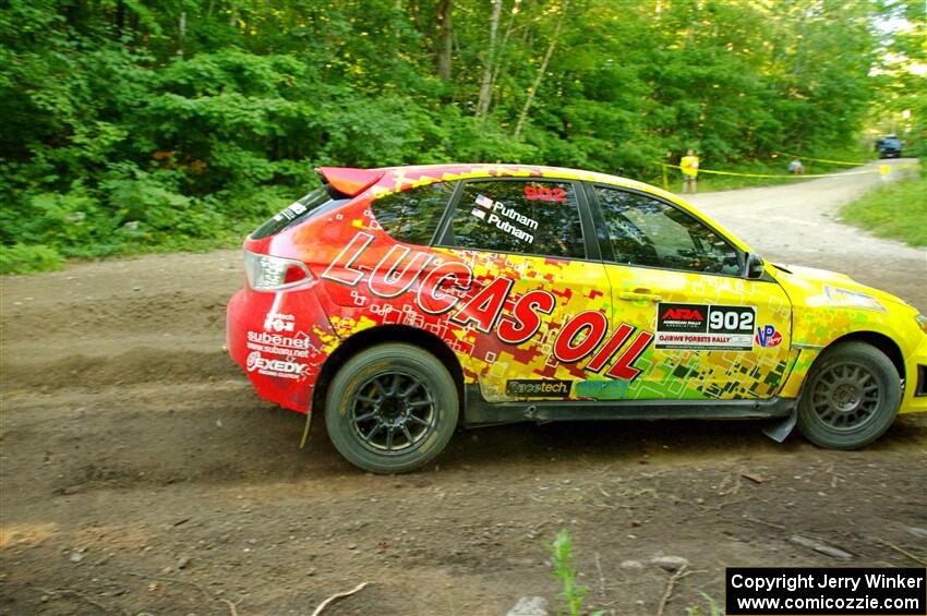 Scott Putnam / Spencer Putnam Subaru WRX STi on SS14, Height O' Land III.