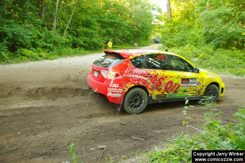 Scott Putnam / Spencer Putnam Subaru WRX STi on SS14, Height O' Land III.