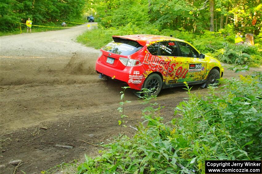 Scott Putnam / Spencer Putnam Subaru WRX STi on SS14, Height O' Land III.