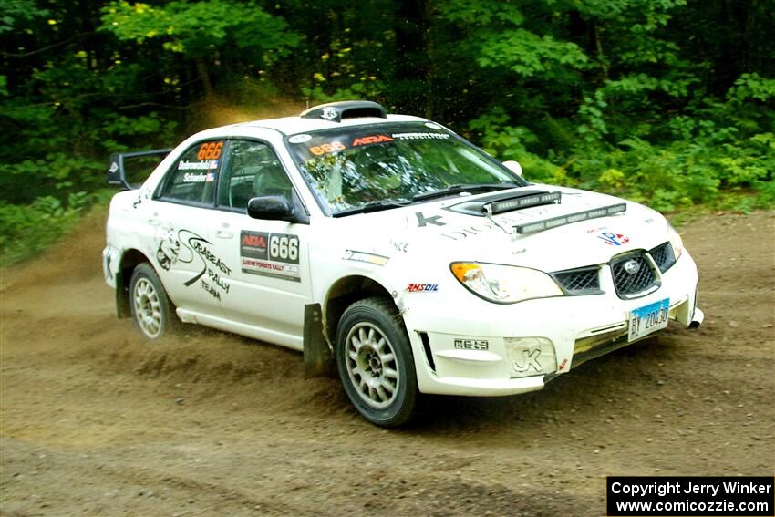 Pete Schaefer / Kevin Dobrowolski Subaru Impreza 2.5i on SS14, Height O' Land III.