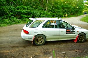 Aidan Hicks / John Hicks Subaru Impreza Wagon on SS14, Height O' Land III.