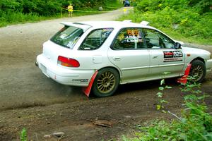 Aidan Hicks / John Hicks Subaru Impreza Wagon on SS14, Height O' Land III.