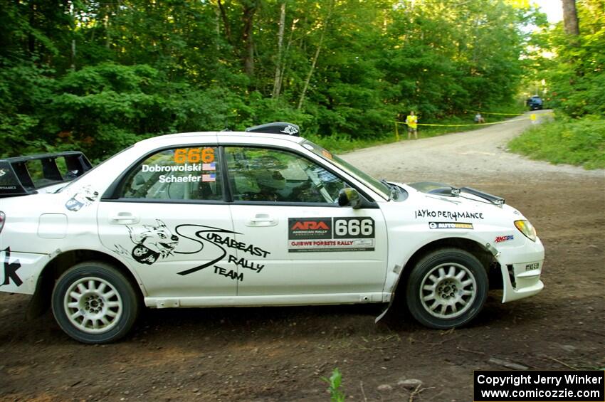 Pete Schaefer / Kevin Dobrowolski Subaru Impreza 2.5i on SS14, Height O' Land III.