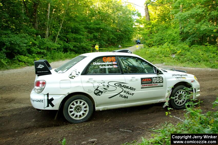 Pete Schaefer / Kevin Dobrowolski Subaru Impreza 2.5i on SS14, Height O' Land III.