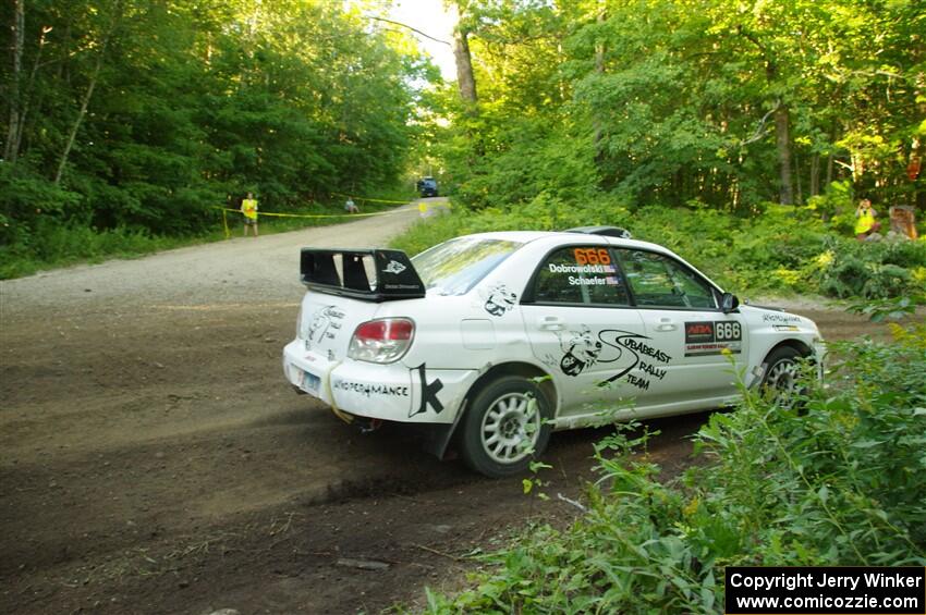 Pete Schaefer / Kevin Dobrowolski Subaru Impreza 2.5i on SS14, Height O' Land III.