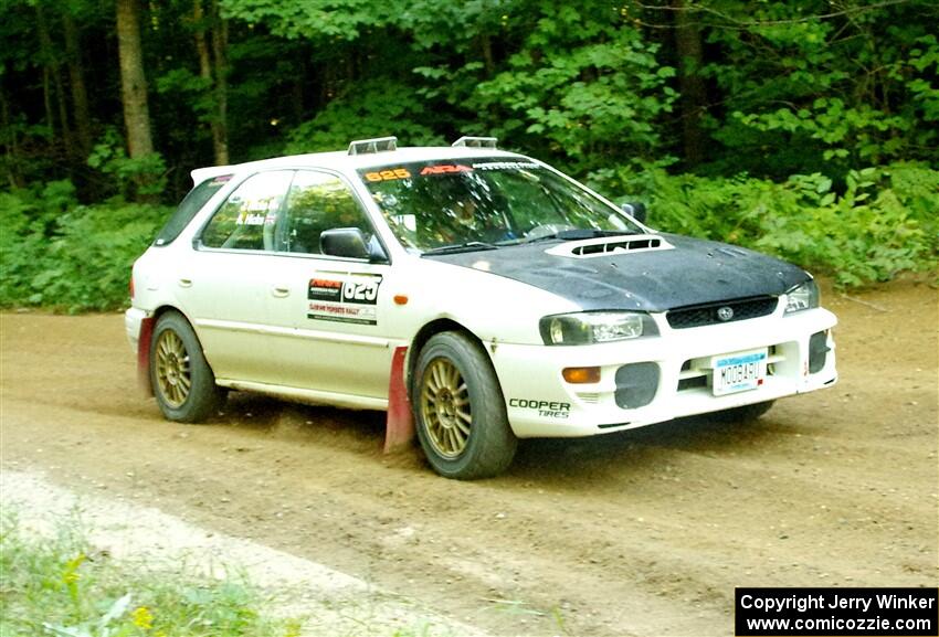 Aidan Hicks / John Hicks Subaru Impreza Wagon on SS14, Height O' Land III.