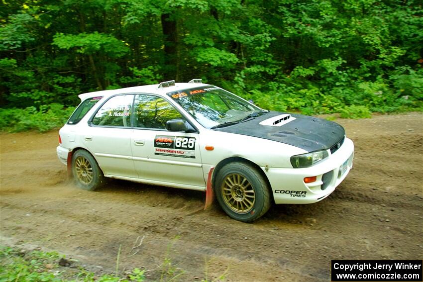 Aidan Hicks / John Hicks Subaru Impreza Wagon on SS14, Height O' Land III.