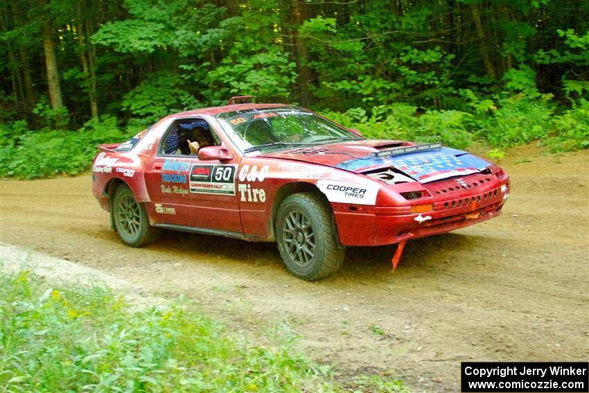 Al Dantes, Jr. / Andrew Sims Mazda RX-7 LS on SS14, Height O' Land III.