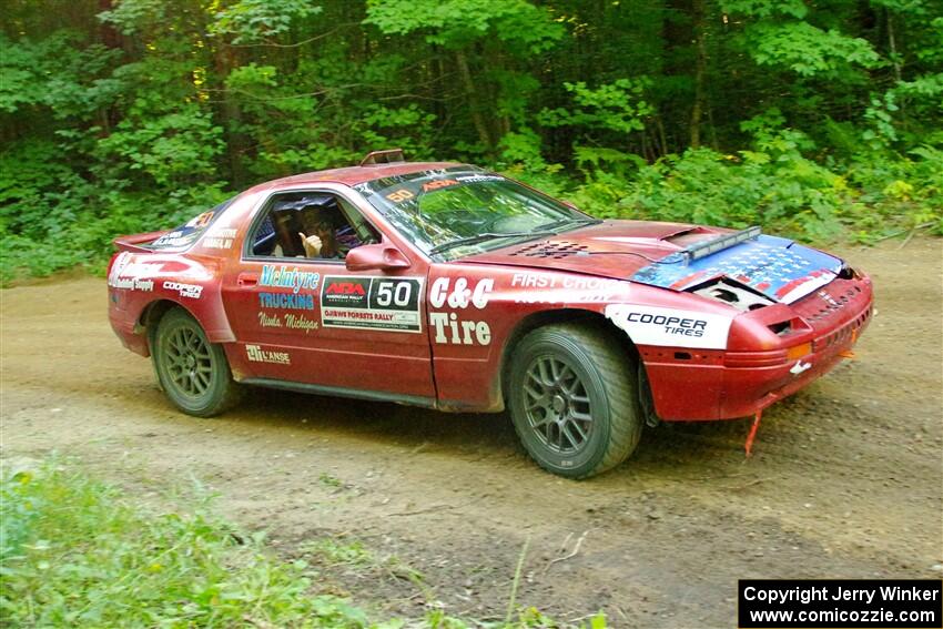 Al Dantes, Jr. / Andrew Sims Mazda RX-7 LS on SS14, Height O' Land III.