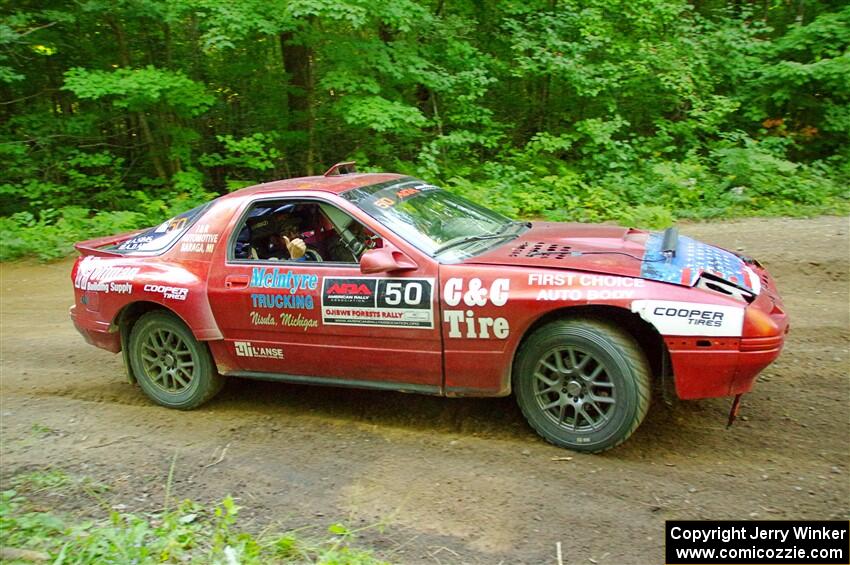 Al Dantes, Jr. / Andrew Sims Mazda RX-7 LS on SS14, Height O' Land III.