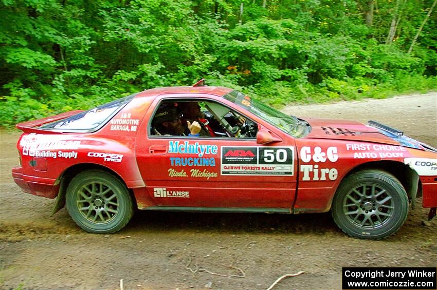 Al Dantes, Jr. / Andrew Sims Mazda RX-7 LS on SS14, Height O' Land III.