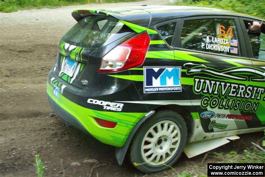 Paul Dickinson / Alison LaRoza Ford Fiesta on SS14, Height O' Land III.