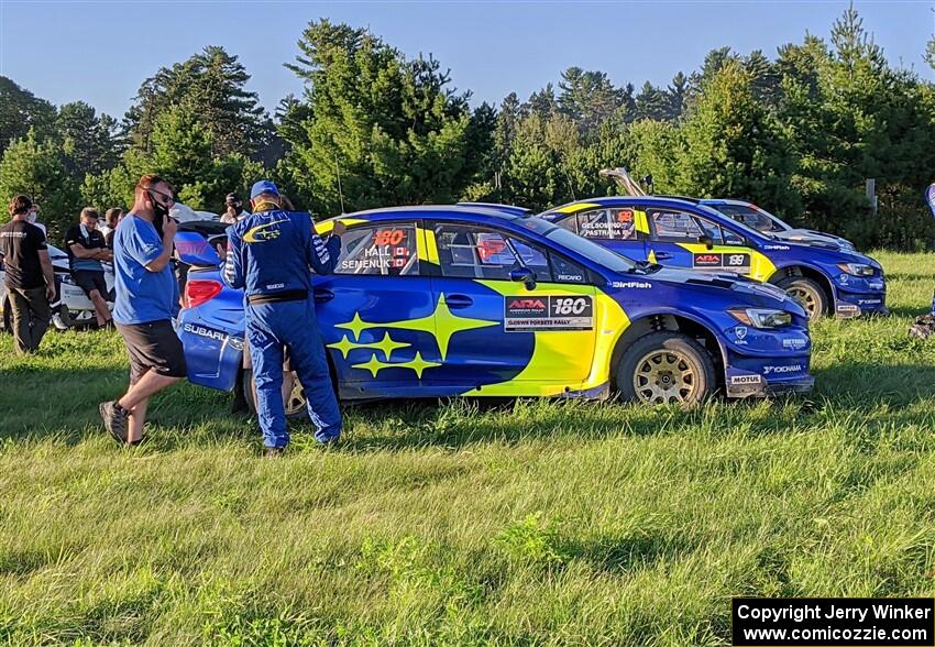 Brandon Semenuk / John Hall and Travis Pastrana / Rhianon Gelsomino Subaru WRX STis