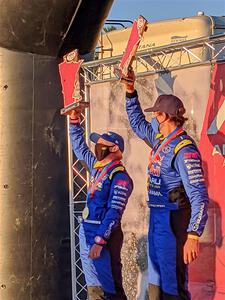 1st Overall: Travis Pastrana / Rhianon Gelsomino Subaru WRX STi