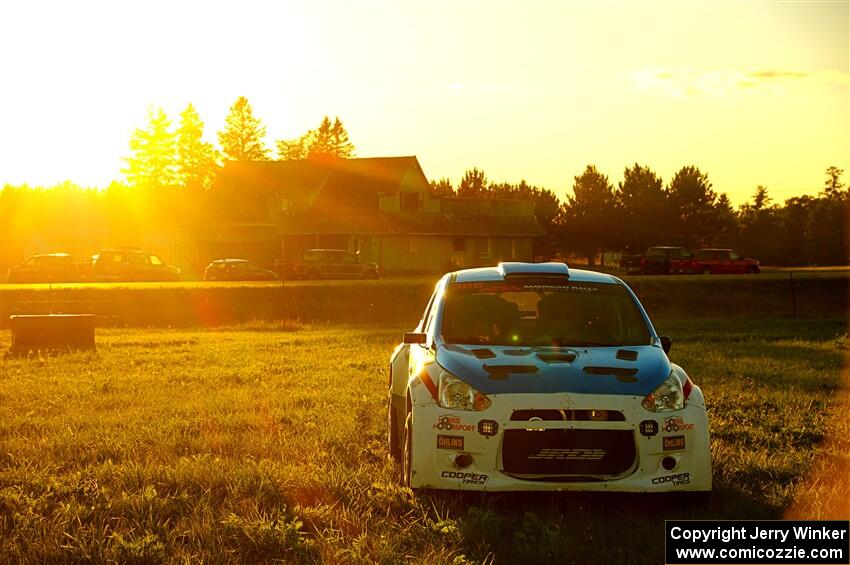 Brad Morris / Michael Hordijk Mitsubishi Mirage after the event.