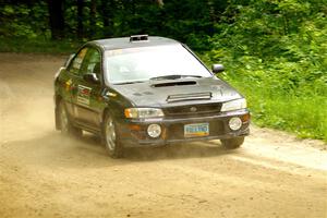 Kristian Rue / Mark Rue Subaru Impreza 2.5RS on SS1, Steamboat I.