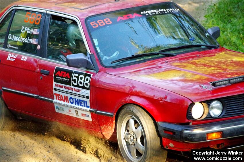 Gabe Jacobsohn / Zach Pfeil BMW 325e on SS4, Steamboat II.