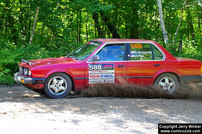 Gabe Jacobsohn / Zach Pfeil BMW 325e on SS8, Height O' Land I.