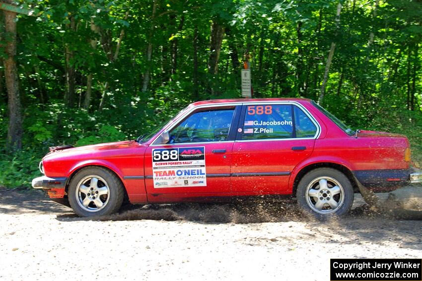 Gabe Jacobsohn / Zach Pfeil BMW 325e on SS8, Height O' Land I.