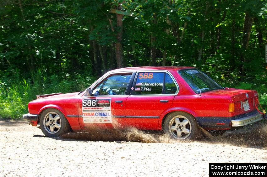 Gabe Jacobsohn / Zach Pfeil BMW 325e on SS8, Height O' Land I.