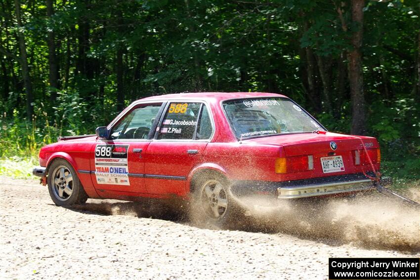 Gabe Jacobsohn / Zach Pfeil BMW 325e on SS8, Height O' Land I.